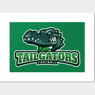 Tailgators Football Logo Posters and Art